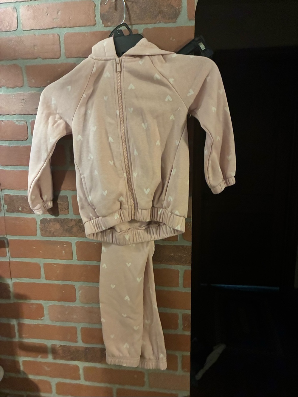 Old Navy Pink Heart Kids Matching Set